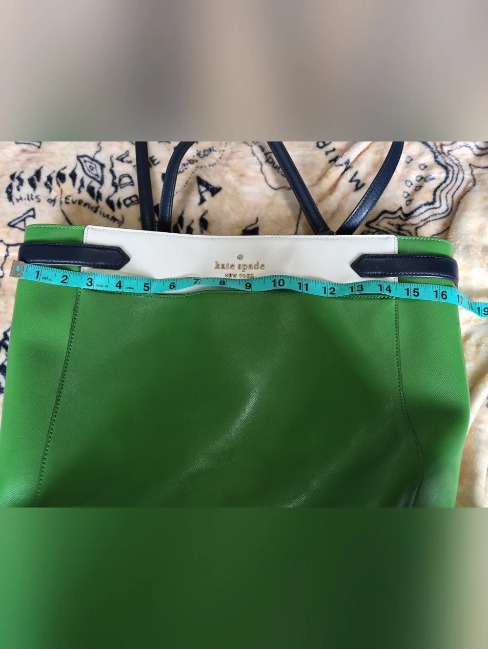 Kate Spade New York Staci Colorblock Large Tote Green